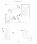 Blower HousingShrouds Rewind StarterBlower Housing Diagram and Parts List for 092202-1242-E1  Briggs and Stratton Engine